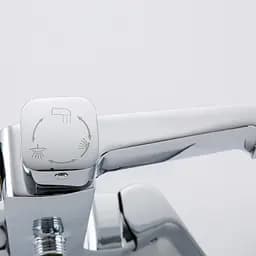 Душова система Gappo G2450-8, вилив - перемикач на лійку, 3-функції, Хром - мініатюра 3