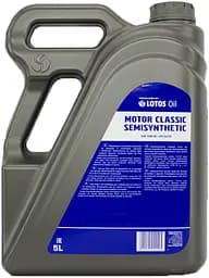 Моторна олива Lotos Oil Motor Classic Semisyntetic SG/CE 10W-40 5 л - мініатюра 2