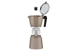 Кавоварка гейзерна алюмінієва Maestro MR-1666-6-BROWN 300 мл коричнева - мініатюра 2