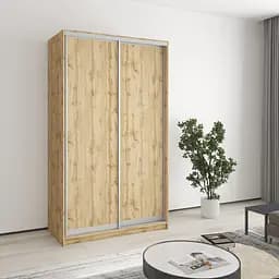 Шкаф-купе двухдверный MebelStar Уни AL 2ДСП 120x45x210 см Дуб тахо (MBS-3495)