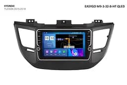 Штатний головний пристрій EasyGo M9-3-32-B-HT QLED Hyundai Tucson