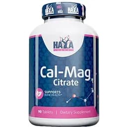 Кальцій + Магній в цитратній формі Haya Labs Calcium Magnesium Citrate 90 таблеток
