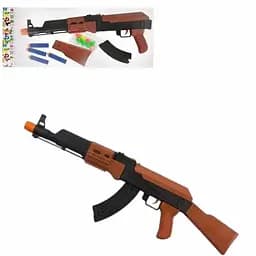 Автомат съемный пример, патроны на присоске и пульке, игрушечная копия современного автомата.