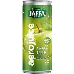 Сік газований Jaffa Aerojuice Can яблучний 0.25 л