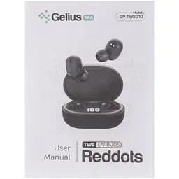 Навушники Gelius Pro Reddots TWS Earbuds GP-TWS010 Black - мініатюра 8