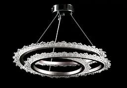 Люстра стельова LED Splendid Ray L147/1, 1 лампа, хром, білий, сучасний стиль, регульована висота 30-100 см