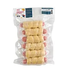 Булочки з сосискою БАБА PEREDALA заморожені 6 шт 