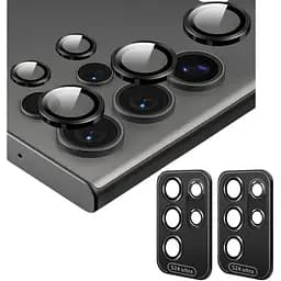 Захисне скло DK для Samsung Galaxy S24 Ultra S928 на камеру Ring Eagle Eye 017529 black 2 шт.