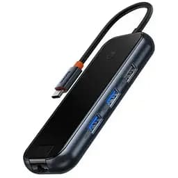 Перехідник HUB Baseus AcmeJoy 8-Port Type-C HUB Adapter (WKJZ010613) Dark Grey - мініатюра 3