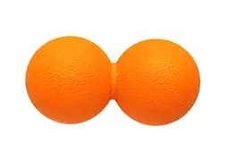 Массажный мячик EasyFit TPR двойной 12х6 см оранжевый (EF-2175-OR)