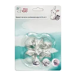 Силіконові захисні кути для меблів Mega Zayka MGZ-0807, 4 шт