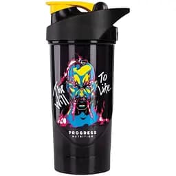 Шейкер Progress Nutrition Cossack Free Mustache The Will To Life Black 700 мл