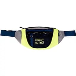 Сумка на пояс Yes SP-32 Urban Classics серая с желтым 36 x 15 x 7 см (559522)