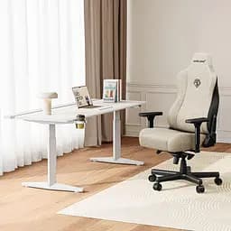Ігрове крісло Anda Seat Kaiser 3E XL Beige Fabric (AD23YC-XL-09-I-CF-I01) - мініатюра 9