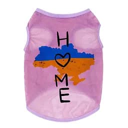 Майка для собак WAUDOG Clothes з малюнком «Дім» (сітка), розмір M, обхват грудей 38–41 см, обхват грудей 20–23 см - мініатюра 2