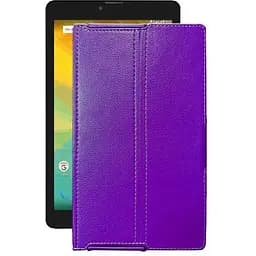 Чохол StatusCASE з екошкіри для планшету Prestigio Muze 3708 3G Фіолетовий