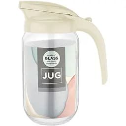 Кувшин стеклянный Vittora Beluga 1 л бежевый VT-111028 (127666)