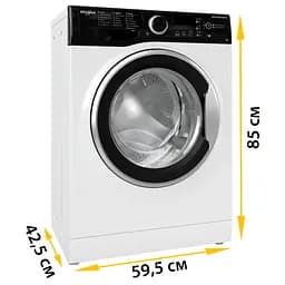 Пральна машина Whirlpool WRBSB 6228 B UA з інверторним мотором - мініатюра 5