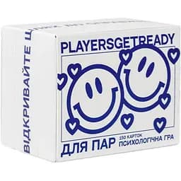 Настольная игра PLAYERSGETREADY Психологическая игра для пар, большое издание (150 карточек) (укр.) (LСouples#Ua)