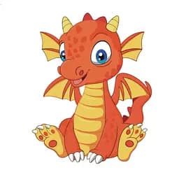 Набор для росписи по номерам Дракончик, 30x30 см, ES016