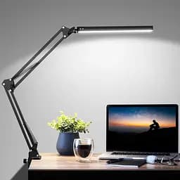 Світильник настільний Eurolamp LED на струбцині чорний  (LED-TLS-10W(black)) - мініатюра 4