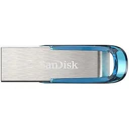 Флешка металева USB 3.0 SanDisk Ultra Flair 128Gb синя
