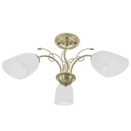 Люстра стельова Brille в спальню E27 60W BZ (LK-573C/3)