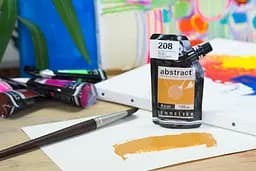 Акрилова фарба Sennelier Abstract, 500 мл, Сієна натуральна (Raw Sienna) - мініатюра 3