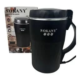Електрична кавомолка ​​Sokany SK-04024 для дому   300Вт роторний подрібнювач кавових зерен Чорний - мініатюра 3