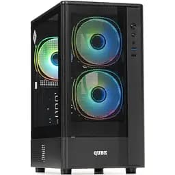 Корпус QUBE GEON ARGB Black (GEON_GBNU3) - мініатюра 2