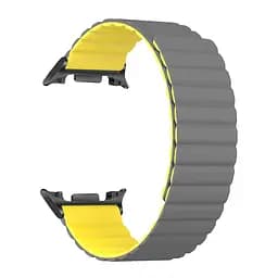 Ремінець ArmorStandart MagLink для Samsung Galaxy Watch 8 / 8 Classic Grey Yellow (black connector) (ARM88939)