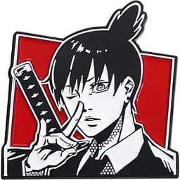 Значок Людина бензопила Акі Chainsaw Man Aki 5 см P CM A