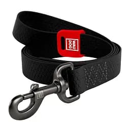 Повідець для собак водостійкий Waudog Waterproof M Ш 20 мм Д 122 см чорний