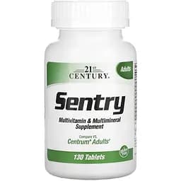 Витамины и минералы 21st Century Sentry Multivitamin and Multimineral 130 таблеток