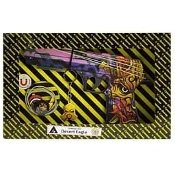 Сувенирный пистолет из дерева G-Toys Резинкострел Desert Eagle Orochi DE-O (n-20)