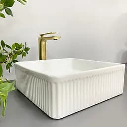 Умивальник VBI Bolzano white накладний VBI-013800, Білий - мініатюра 6