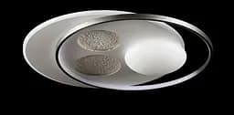 Люстра стельова LED Splendid Ray L2909/580/2+3, 150W, білий/сірий, з пультом, сучасний стиль