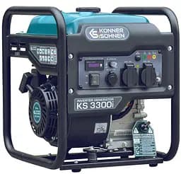 Генератор інверторний KonnerSohnen KS 3300i, 230В, 3.3кВт, ручний запуск, 25.5кг / 3000 Вт / Бензин (KS3300I) - мініатюра 5