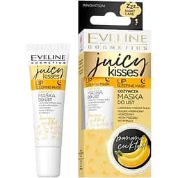 Живильна маска для губ Eveline Juicy Kisses Banana Cocktail 12 мл (LBL12JKBAN)