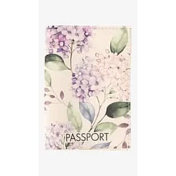 Обкладинка для ID паспорта TM Passporty 351 Гортензія Молочний