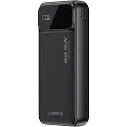 УМБ Choetech 20000mAh 22.5W PD,QC3.0 2USB-A+USB-C In/Out Black