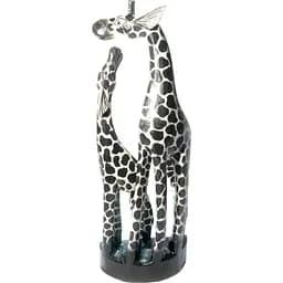 Жирафы пара дерево 38,5х14х6 см