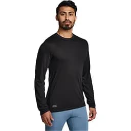 Кофта Saucony Peregrine Merino Long Sleeve Black S (1097-SAM800362-BK S)