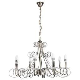 Люстра свічка Brille підвісна кришталева E14 60W (BCL-413S/8)