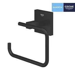 Тримач туалетного паперу Grohe QuickFix Start Cube 409782430 Чорний матовий - мініатюра 3