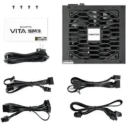 БЖ 650W Chieftec VITA SM3 BPX-650-C ATX 3.1 120mm, 80+ Bronze, Semi modular, Retail (BPX-650-C)