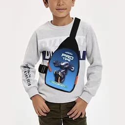 Сумка через плече дитяча Mech Arena 29х17 см сумка слінг для хлопчика (01952)