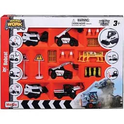 Набір ігракшовий Maisto Bobcat Playset Mini Work Machines (12436)