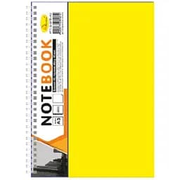 Блокнот А5 Апельсин Б-БП5-60 пружина збоку 60 аркушів жовтий