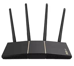 Роутер Asus RT-AX57, Black, WiFi 6 (2.4GHz до 574 MB/s / 5GHz до 2402 MB/s), 4xGLan, 1xGWan, 4 дводіапазонні антени - мініатюра 2